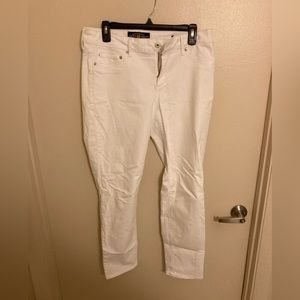 Women’s white Lolita Skinny Lucky Brand jeans 12 waist 31 length